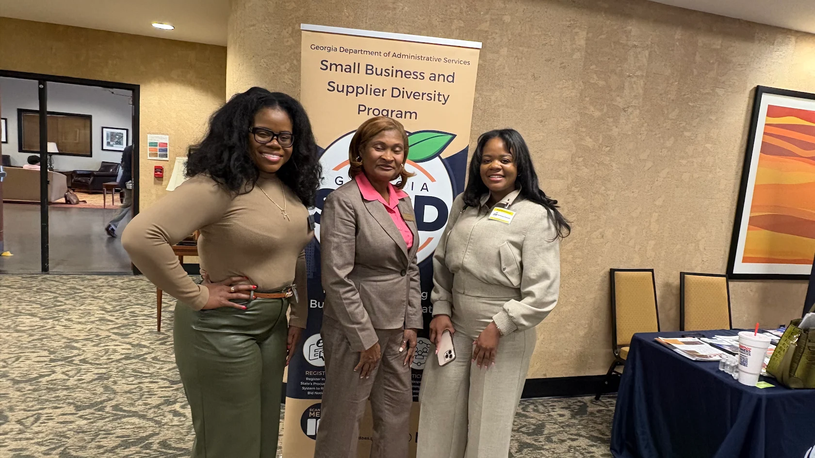 Sharna Barnes at the Georgia Small Business and Supplier Diversity Program